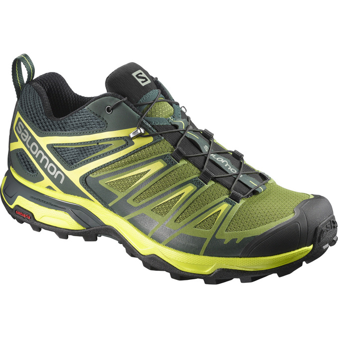 SALOMON X ULTRA 3 Philippines - Men's Hiking Shoes - Yellow/Black | 037164-FIT